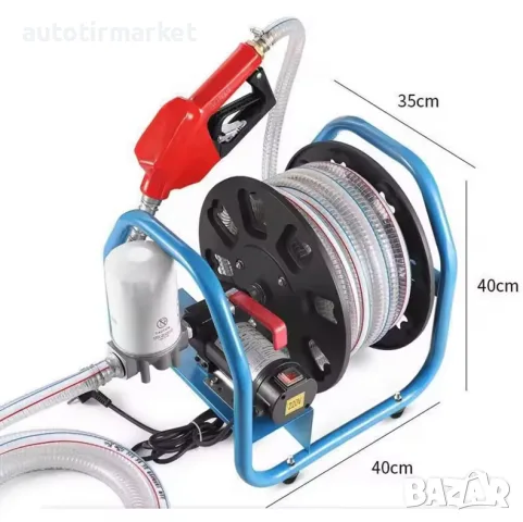 Електрическа помпа за гориво 380W – 220V 50 л, снимка 2 - Аксесоари и консумативи - 56054923