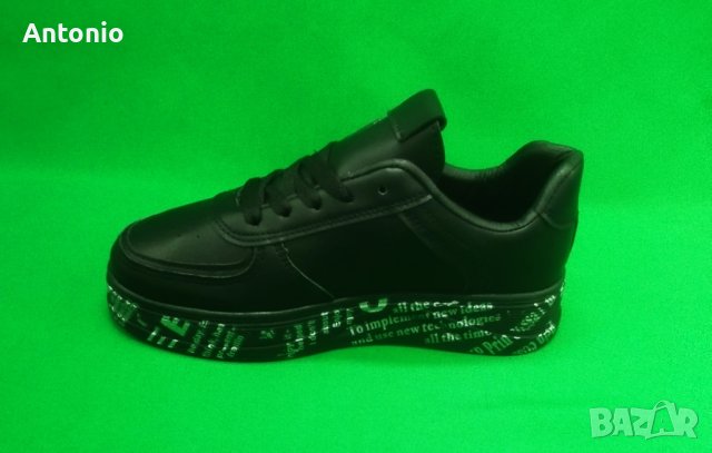 Дамски спортни обувки 2781 черни, снимка 3 - Маратонки - 42290983