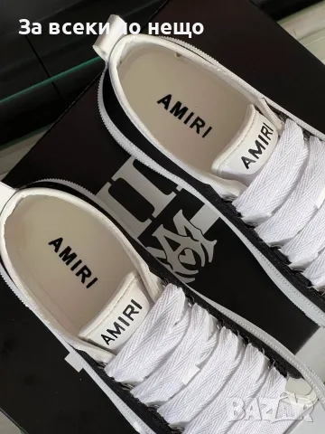 Amiri Мъжки Маратонки👟Мъжки Спортни Обувки👟Платненки Амири👟Кецове Код SEM-636, снимка 3 - Маратонки - 55904087
