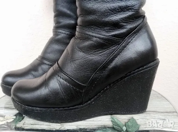 Ботуши естествена кожа 37 номер, снимка 6 - Дамски ботуши - 27331685