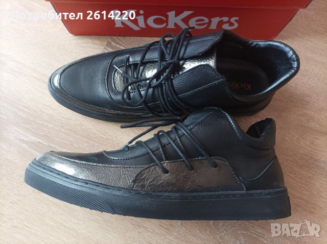 Kickers N41 Нови естествена кожа обувки , снимка 1 - Дамски ежедневни обувки - 36693945