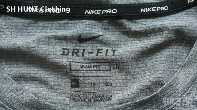 NIKE PRO DRI-FIT T-Shirt Размер XXL мъжка тениска 43-67, снимка 9 - Тениски - 53214092