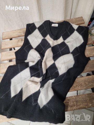 LACOSTE Оригинално пуловерче от вълна, снимка 10 - Блузи с дълъг ръкав и пуловери - 39416887