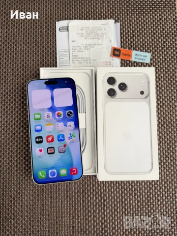КАТО НОВ❗️256Gb⚠️iPhone 17 Pro Max Silver❗️24м ГАРАНЦИЯ, снимка 4 - Apple iPhone - 55991918