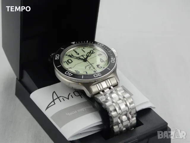 ВОСТОК АМФИБИЯ АВТОМАТИЧЕН-FULL LUME ref: 72012Б, снимка 4 - Мъжки - 43325916