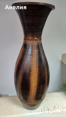Внушителна ваза с височина 62 см, снимка 7 - Вази - 50923842