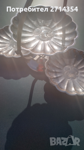 Сгъваема фруктиера , снимка 7 - Антикварни и старинни предмети - 44610757