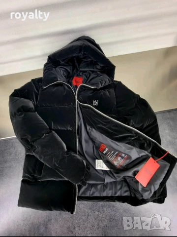 Hugo Boss Мъжко Черно Зимно Яке , снимка 2 - Якета - 52670262