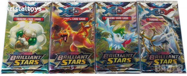 Покемон Brillant Stars, карти за игра, снимка 1 - Игри и пъзели - 39241345