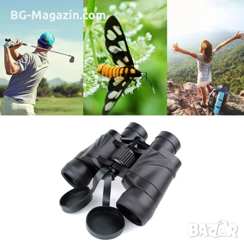 Мощен туристически бинокъл Barste 50X50 за лов риболов наблюдения на птици животни къмпинг природа, снимка 2 - Екипировка - 50930469
