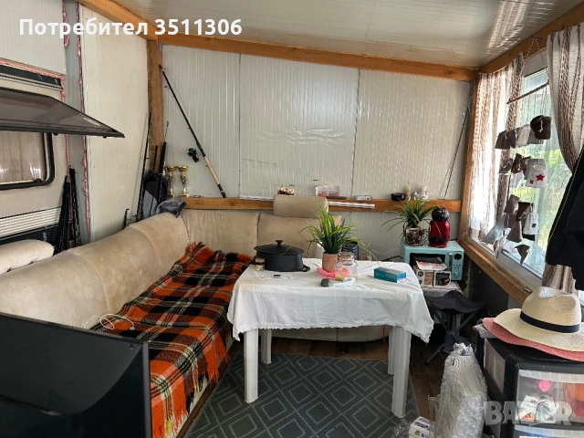 Продавам позиционирана каравана на яз. Искър, снимка 4 - Каравани под наем - 54032933