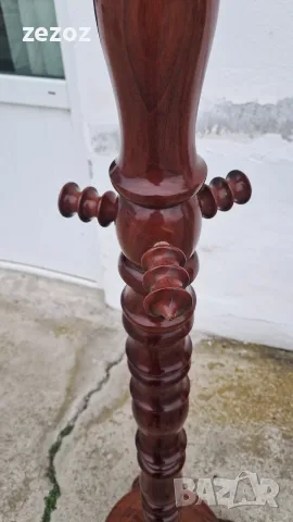 Закачалка свободностояща махагон, снимка 6 - Закачалки - 56266028