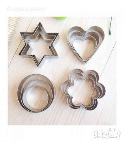 3070 ФОРМИ ЗА ДРЕБНИ СЛАДКИ К-Т 12 БРОЯ, снимка 11 - Форми - 34251427