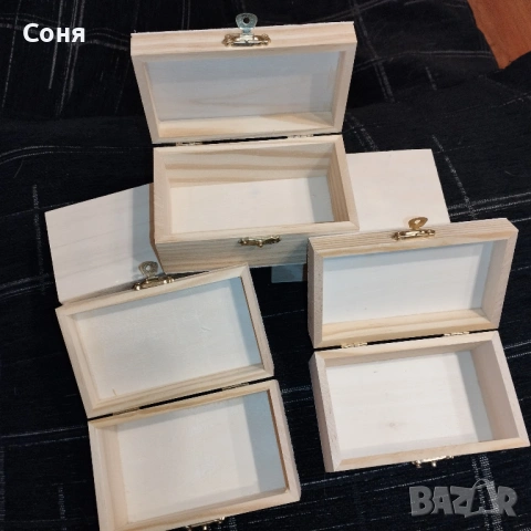 Дървени правоъгълни кутийки за вашите проекти и идеи , снимка 2 - Декорация за дома - 53063098