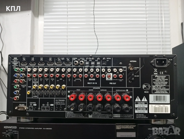 7.1 канален ресивър PIONEER vsx-lx52 , снимка 10 - Ресийвъри, усилватели, смесителни пултове - 52806349