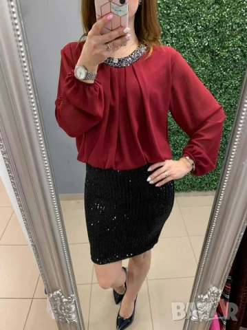 къса пайетена пола , снимка 3 - Поли - 50871098