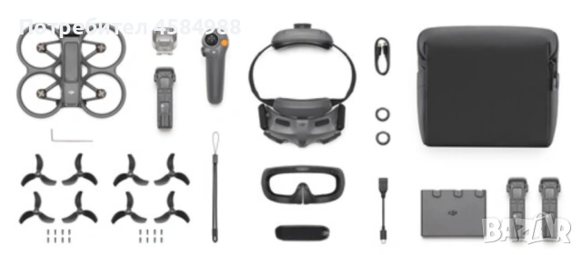 DJI Avata 2 FPV Drone with Goggles 3 & 3-Battery Fly More Combo, снимка 2 - Дронове и аксесоари - 54239523