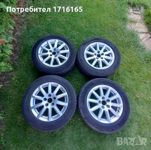 АУДИ 16 АЛУМИНИЕВИ ДЖАНТИ С ГУМИ 
