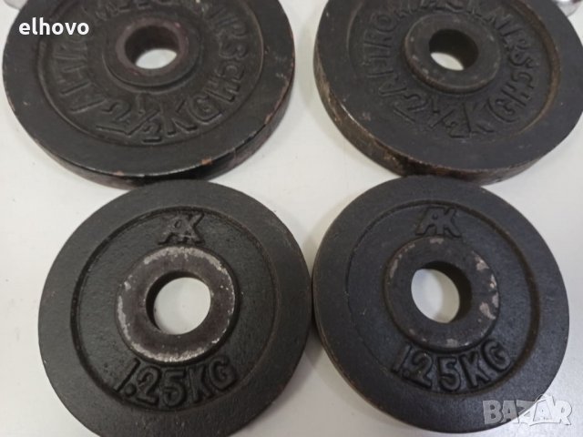 Дъмбели 2x9.5кг , снимка 6 - Фитнес уреди - 31297478