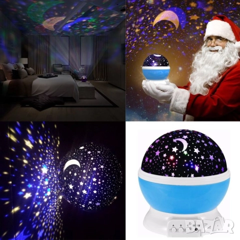 Нощна лампа детски планетариум