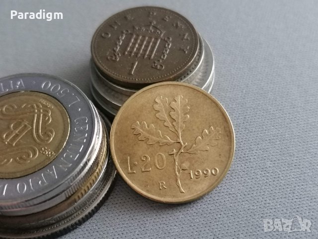 Монета - Италия - 20 лири | 1996г.