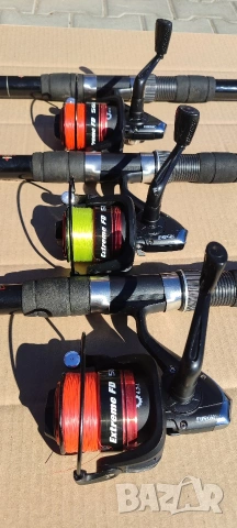 Шаранджийски комплект въдици и макари, снимка 4 - Въдици - 53909948