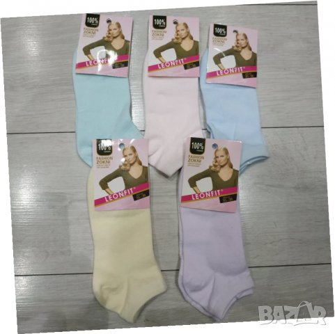 Дамски памучни терлици 1 лв./бр. размер 35-38, снимка 1 - Дамски чорапи - 31496863