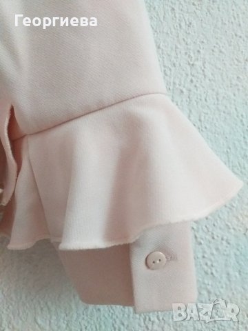 Блуза в пастелнорозово с дълъг ръкав, снимка 5 - Туники - 37749560