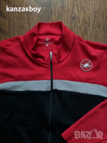 Castelli perfetto jersey long sleeve - страхотно вело джърси, снимка 3 - Спортни дрехи, екипи - 40303347
