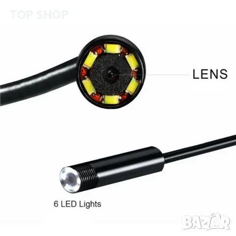 Ендоскопска камера 10 метра HD с 7мм глава, снимка 7 - Гедорета - 48774414