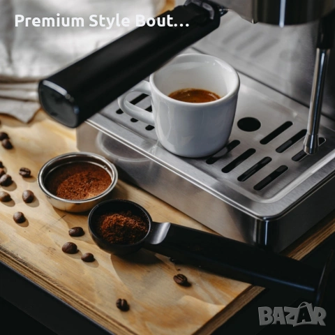 Професионална еспресо машина 20 бара с PID и Thermoblock – 5 в 1 , снимка 3 - Кафемашини - 54133777