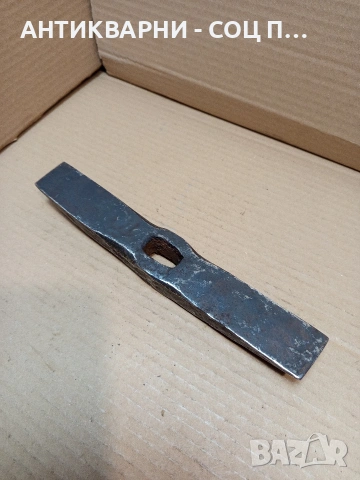 Соц Стар Ръчно Кован Каменоделски Чук 1.400кг. НОМЕР 1634., снимка 4 - Антикварни и старинни предмети - 53878902