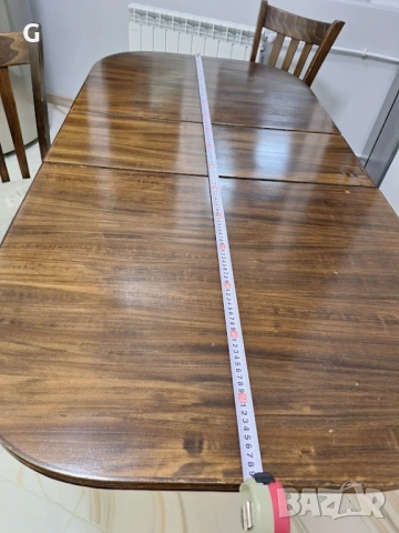 Комплект кухненска, трапезна маса, разтегателна с 4 стола., снимка 10 - Маси - 53332681