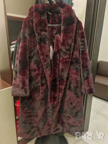 Ново палто Karen Millen, S/M/38 размер, бордо