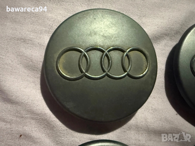Капачки за джанти за Audi 68мм оригинални, снимка 2 - Аксесоари и консумативи - 51527720