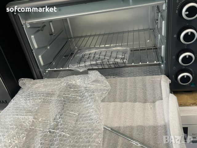 НОВА Електрическа фурна Cecotec Bake&Toast 4600 Black Gyro, 46 л. + 6м. Гаранция, снимка 5 - Печки, фурни - 54123765