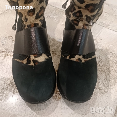 Боти от естествена кожа 37, снимка 6 - Кецове - 52330191