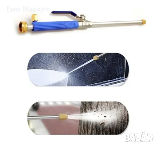 Удобен накрайник тип водоструйка за градински маркучи, снимка 2 - Други стоки за дома - 49030585