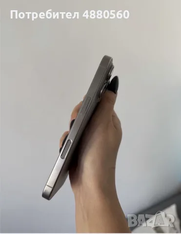 iPhone 16 Pro 128GB natural titanium 
 — Отлично състояние
, снимка 3 - Apple iPhone - 56012111