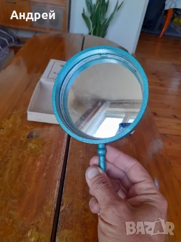 Старо Сферическо огледало, снимка 5 - Други ценни предмети - 47822490