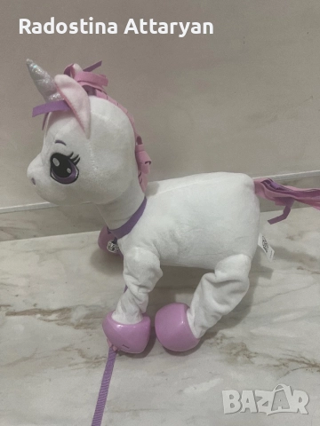 Peppy Pets - Плюшен любимец за разходка навън - Еднорог, снимка 3 - Плюшени играчки - 52367771