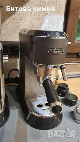 Бариста сет, кафемашина DeLonghi и всичко необходимо, нова