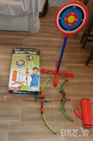 Продавам 2 бр лъкове със мишена и стрели + подаръци -  бонуси, снимка 8 - Играчки за стая - 48538719