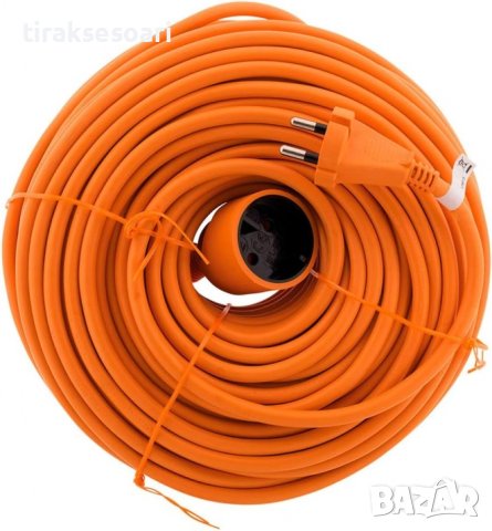 45 мт Удължител разклонител кабел за ток с щепсел и контакт тип шуко 45 метра, снимка 6 - Други инструменти - 44398089