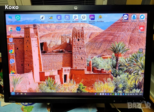 Монитори 24 инча HP ZR2440w, снимка 4 - Монитори - 52588849