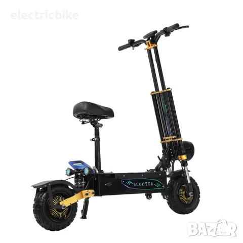 Офроуд електрически скутер/тротинетка Quickwheel AB-2 6000W,60V/40Аh, снимка 4 - Велосипеди - 47671558