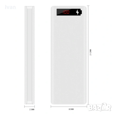 Външна батерия Power Bank за 10 броя батерии 18650, снимка 5 - Оригинални батерии - 53983409