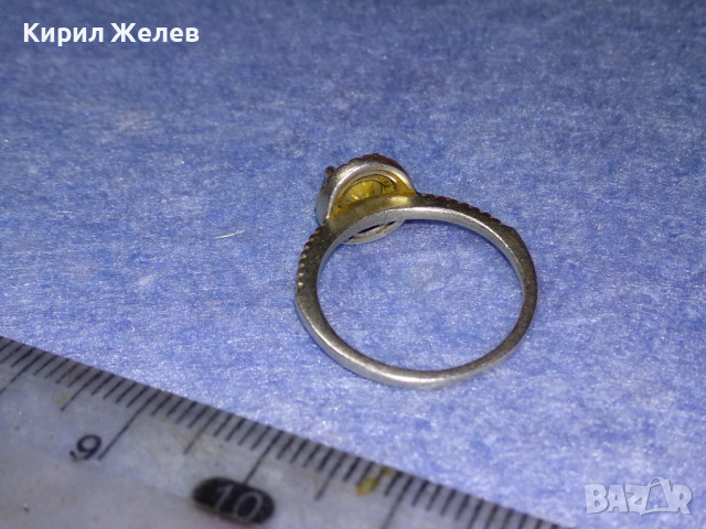 ПРЕКРАСЕН НЕЖЕН СКЪПОЦЕНЕН СРЕБЪРЕН ПРЪСТЕН СРЕБРО 925 с БРИЛЯНТНО ФАСЕТИРАН ИСКРЯЩ ЦИРКОН 43778, снимка 15 - Пръстени - 44664259