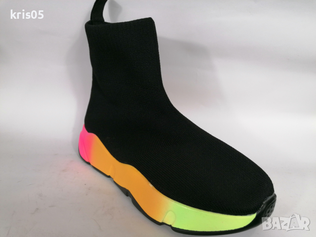 Дамски сникърси- чорап, снимка 2 - Маратонки - 44634783