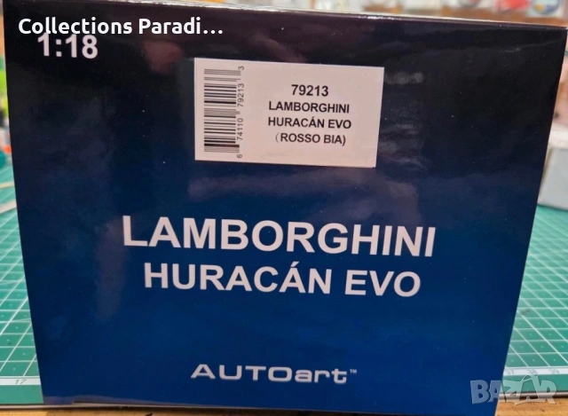 Autoart Lamborghini Huracan Evo 1:18 метална количка , снимка 4 - Колекции - 54170991